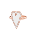 Nina heart ring pave