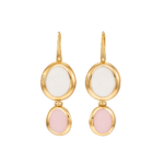 Optical double earrings